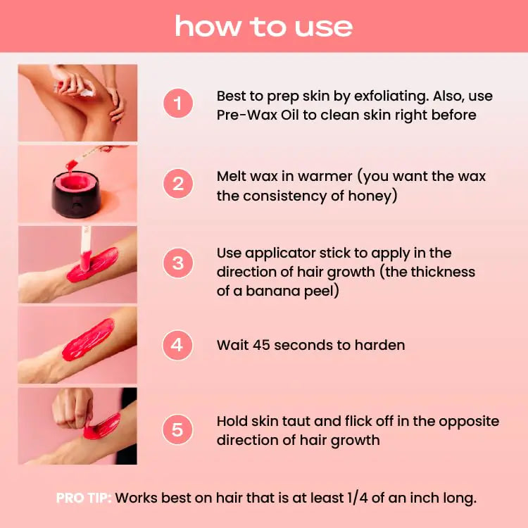 KoluaWax Premium Waxing Kit for Women - Complete Hair Removal Solution