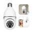 Caméra de Bulbe Éclairant IP E27 1080P 360° - Sécurité Domestique Intelligente