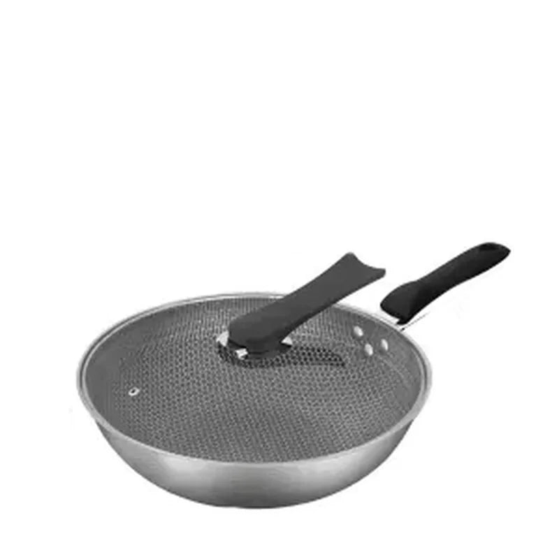 Premium Stainless Steel Wok for Effortless Cooking
