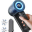 Removedor de pelusa recargable con 3 cuchillas de acero inoxidable y pantalla LED