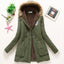 Abrigo de Invierno Estilo Preppy para Mujer