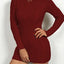 Vestido Bodycon de Punto Cozy Twist para Mujer