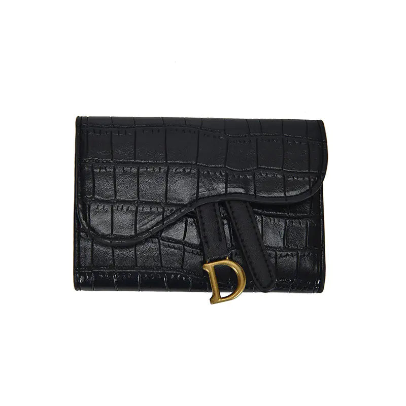 Luxury Leather Women's Clutch Wallet with Money Clip