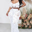 Ensemble de Pantalons Amples Transparent Chic