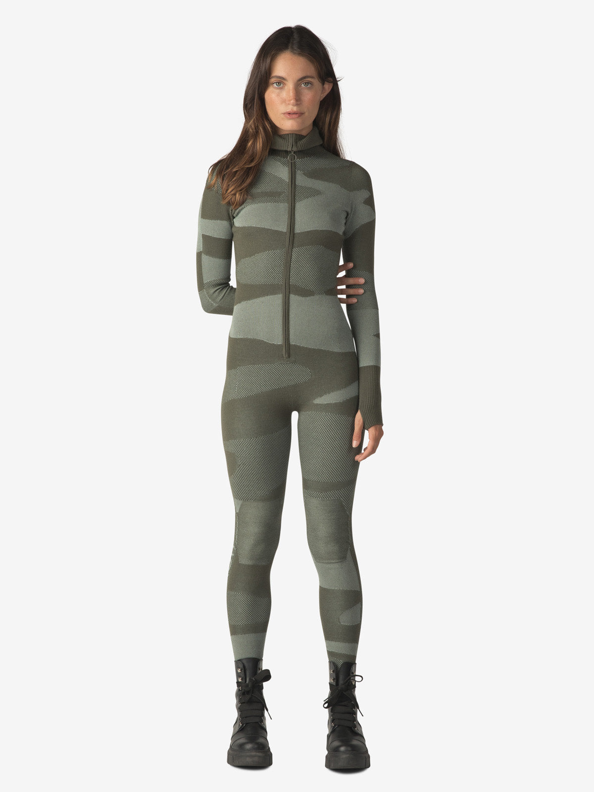 Body de Merino Airwarm - Verde Piedra