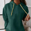Women's Solid Color Casual Sports Hoodie Sweater