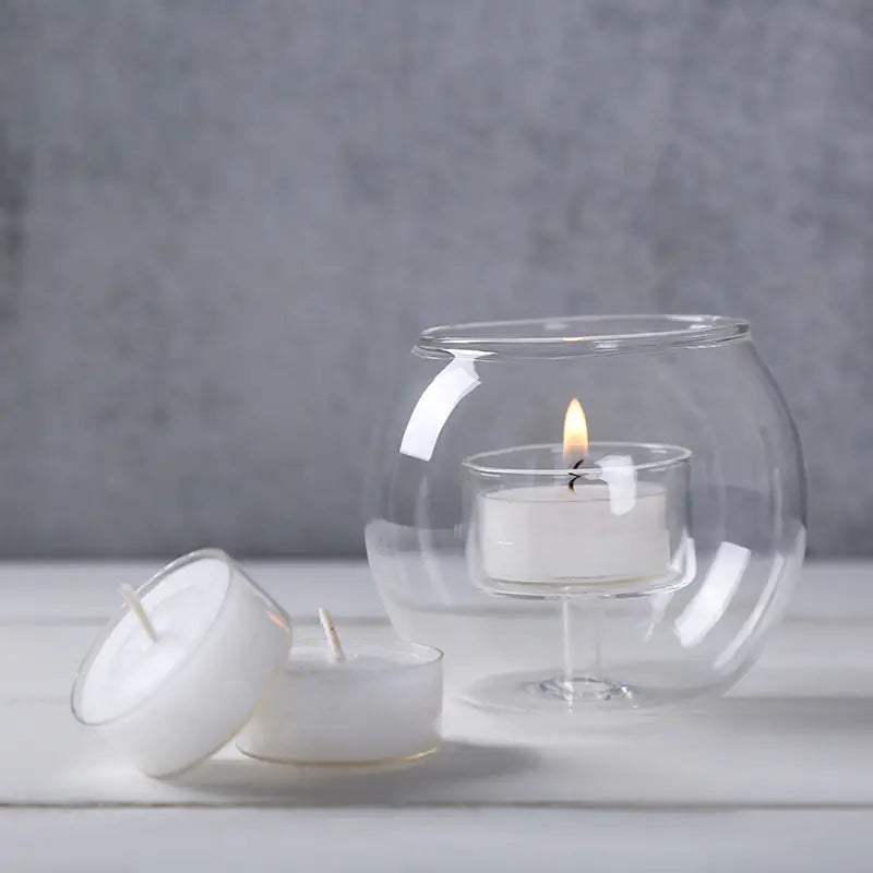 Support de bougie européen élégant pour dîners romantiques