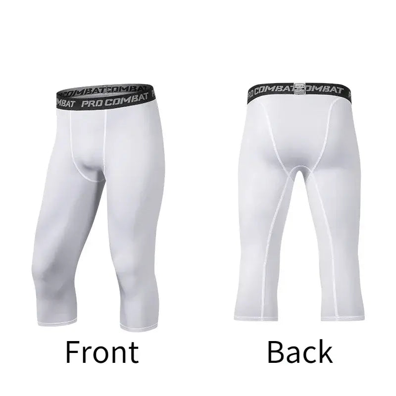 Collants 3/4 de gym pour hommes pour une performance active