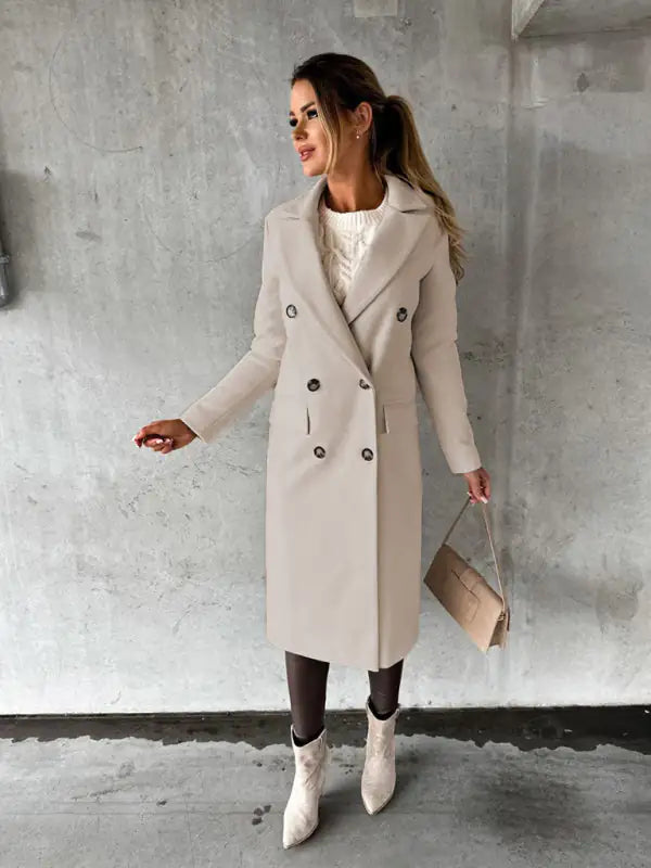Elegant Business Casual Overcoat for Women
