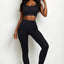 Ribbed Crop Top & Leggings Set