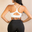 Racerback Cutout Sports Bra