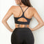 Racerback Cutout Sports Bra
