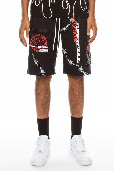 Hype Official Print Jogger Shorts