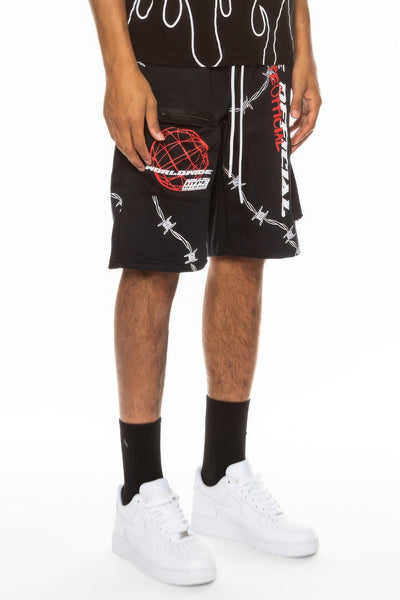 Hype Official Print Jogger Shorts