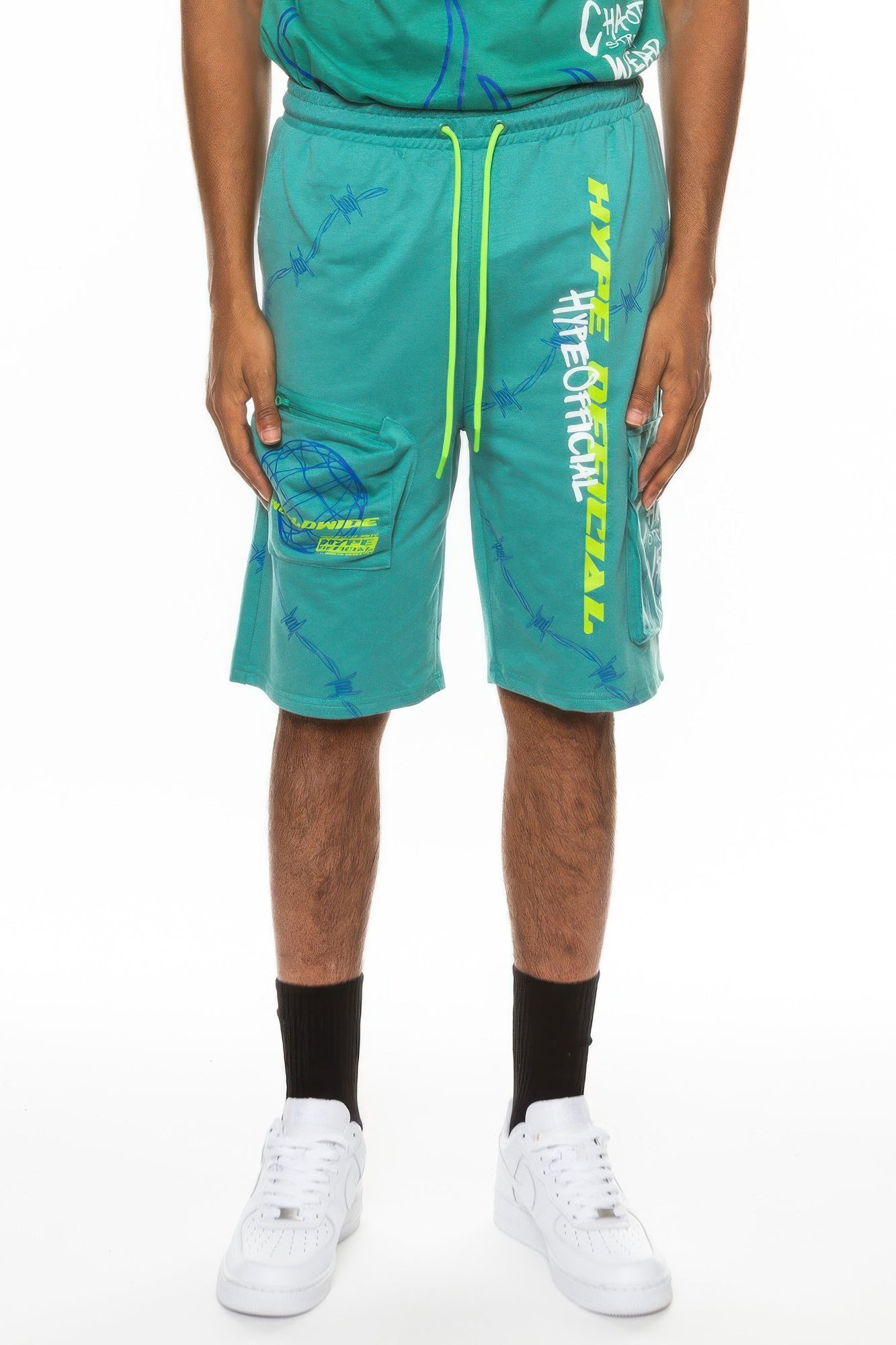 Hype Official Print Jogger Shorts