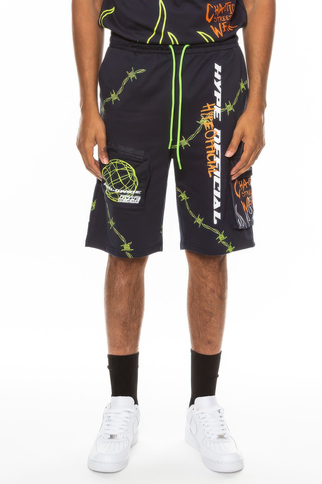 Hype Official Print Jogger Shorts