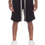Shorts de sport à rayures à carreaux pour hommes