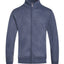 Men's Solid Full Zip Sweater