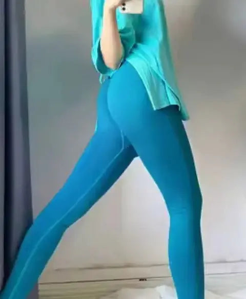 Pantalones de Fitness de Cintura Alta que Levantan las Caderas