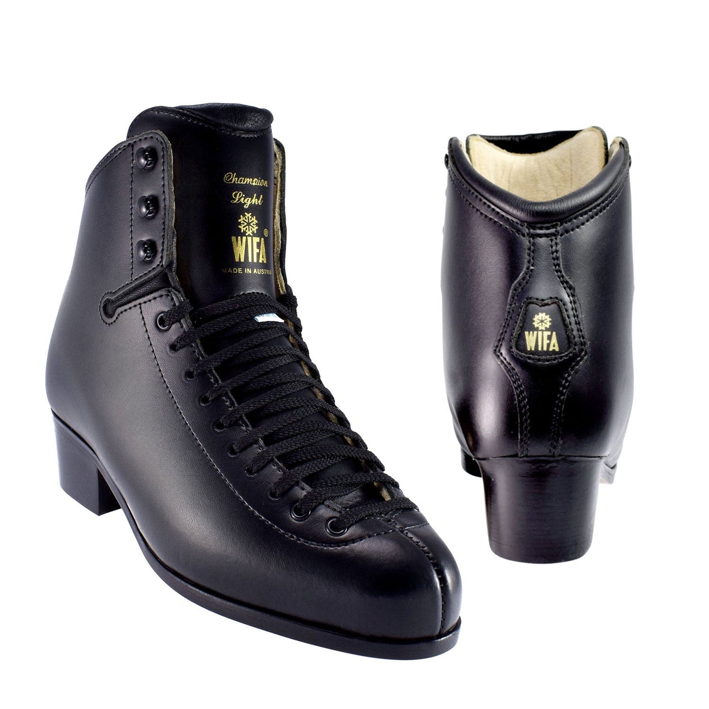 WIFA Champion Light Figure Skate Boots - Black