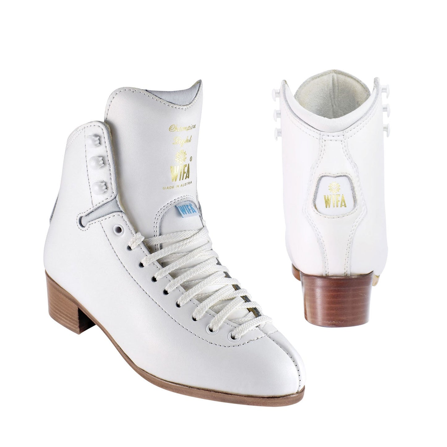 WIFA Champion Light Figure Ice Skates - Adult White
