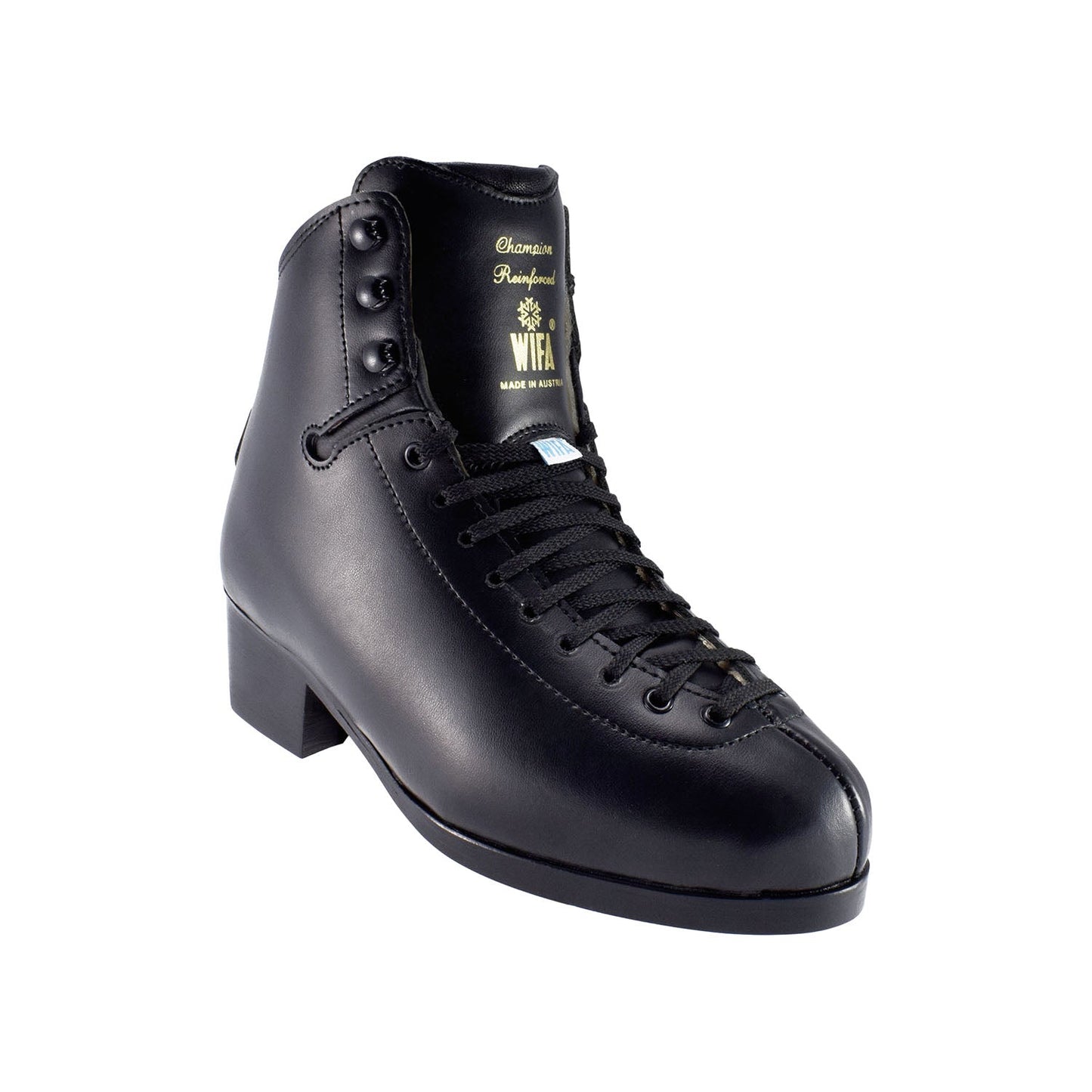WIFA Champion Reinforced Adult Figure Ice Skates - Black