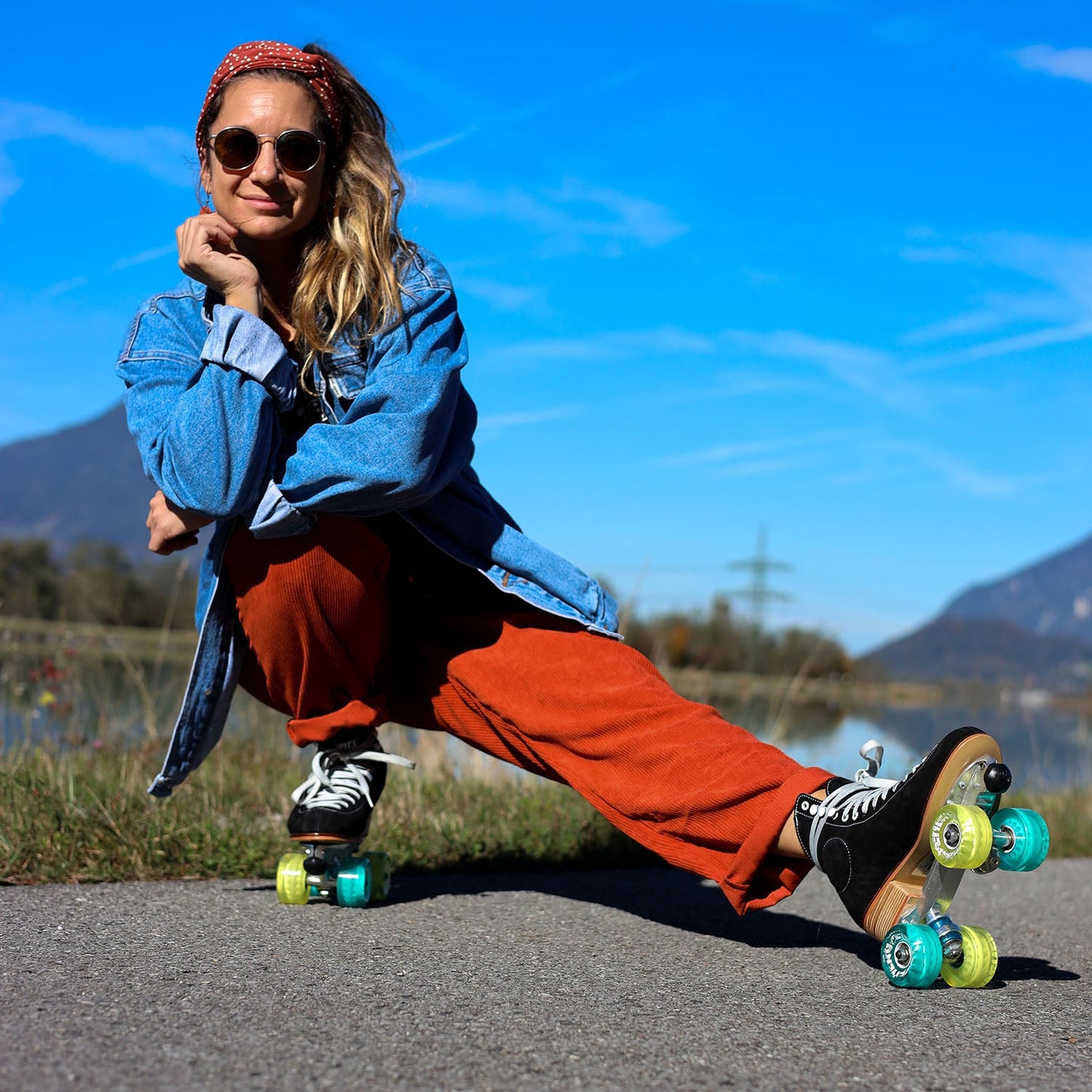Patins à roulettes WIFA - Suède de rue - Couleurs neutres
