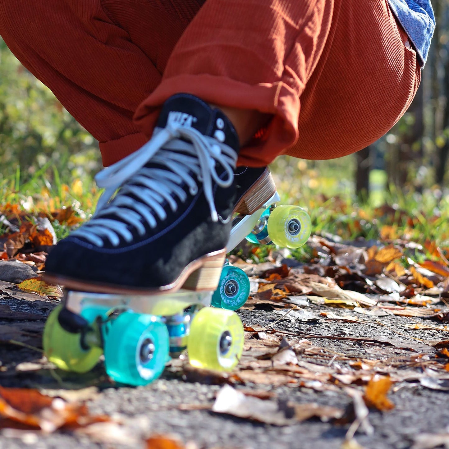 Patins à roulettes WIFA - Suède de rue - Couleurs neutres