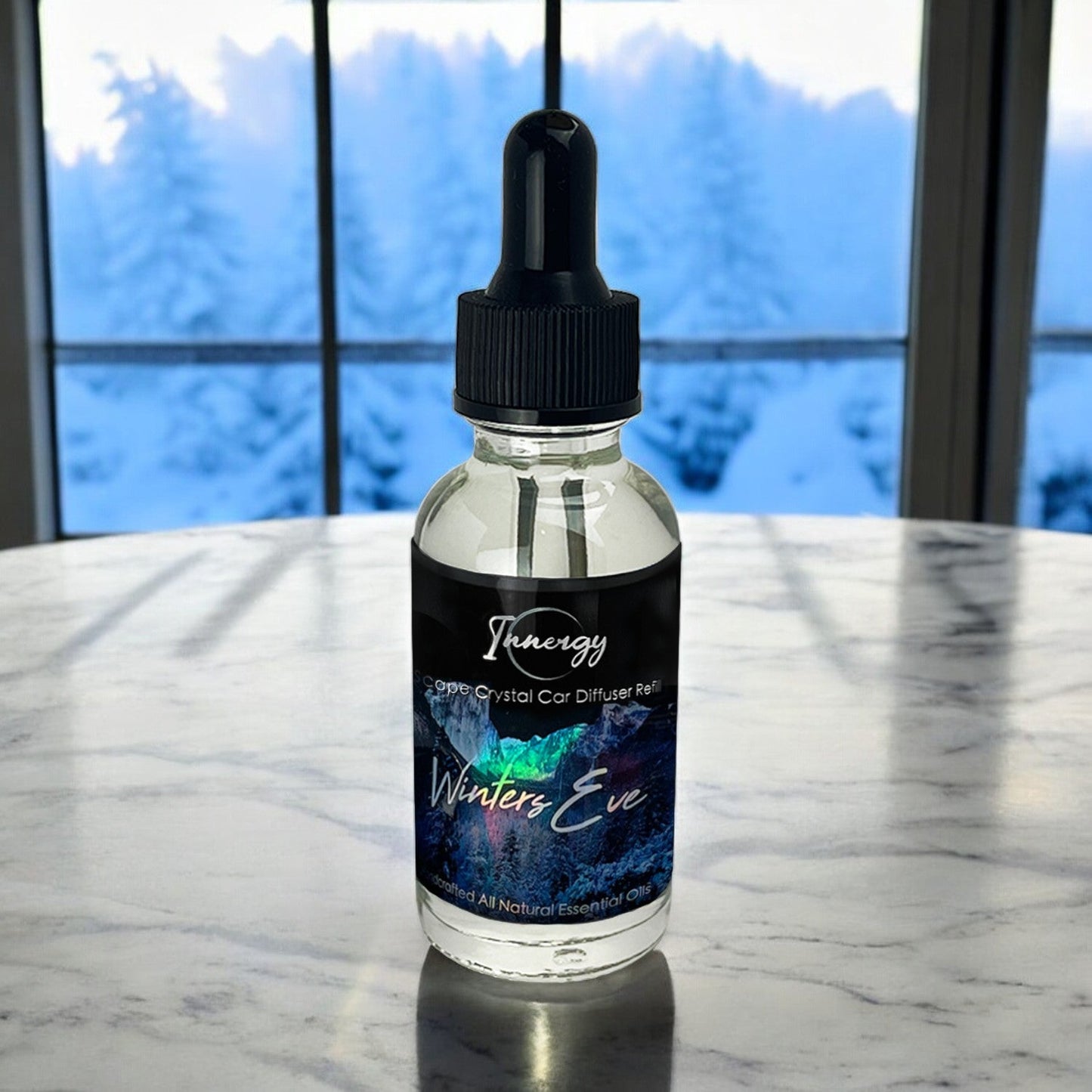 Exclusive Winter's Eve Crystal-Infused Car Diffuser - 8ml - Korvel