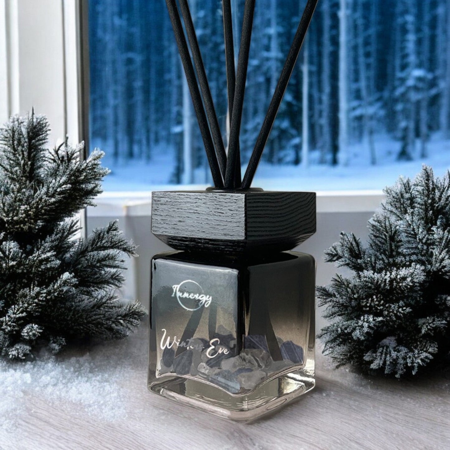 Exclusive Winter's Eve Crystal-Infused Reed Oil Diffuser - 100ml