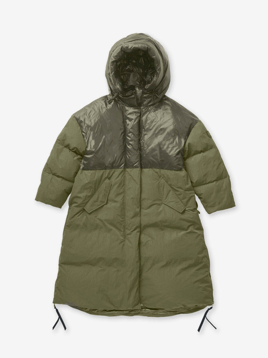 Long Down Puffer - Stone Green - Korvel