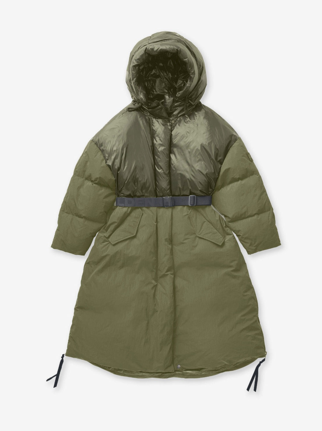 Long Down Puffer - Stone Green - Korvel