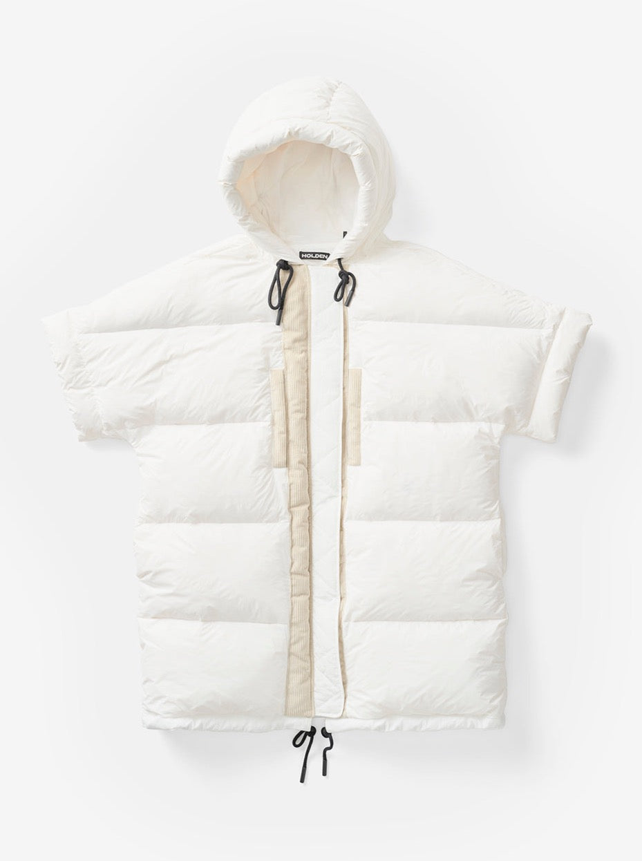 Gilet Long en Duvet - Perle