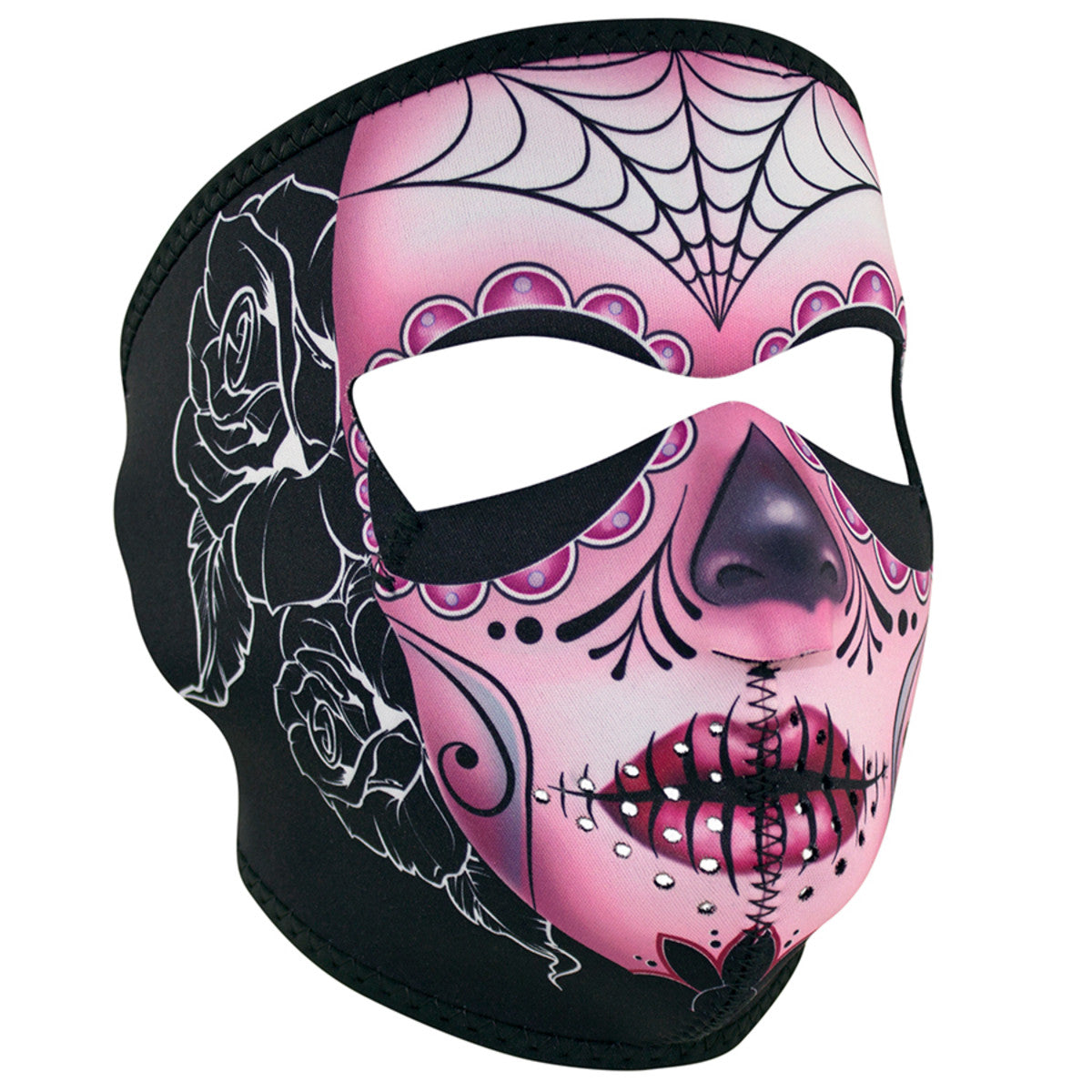 Masque complet en néoprène Sugar Skull de ZAN Headwear