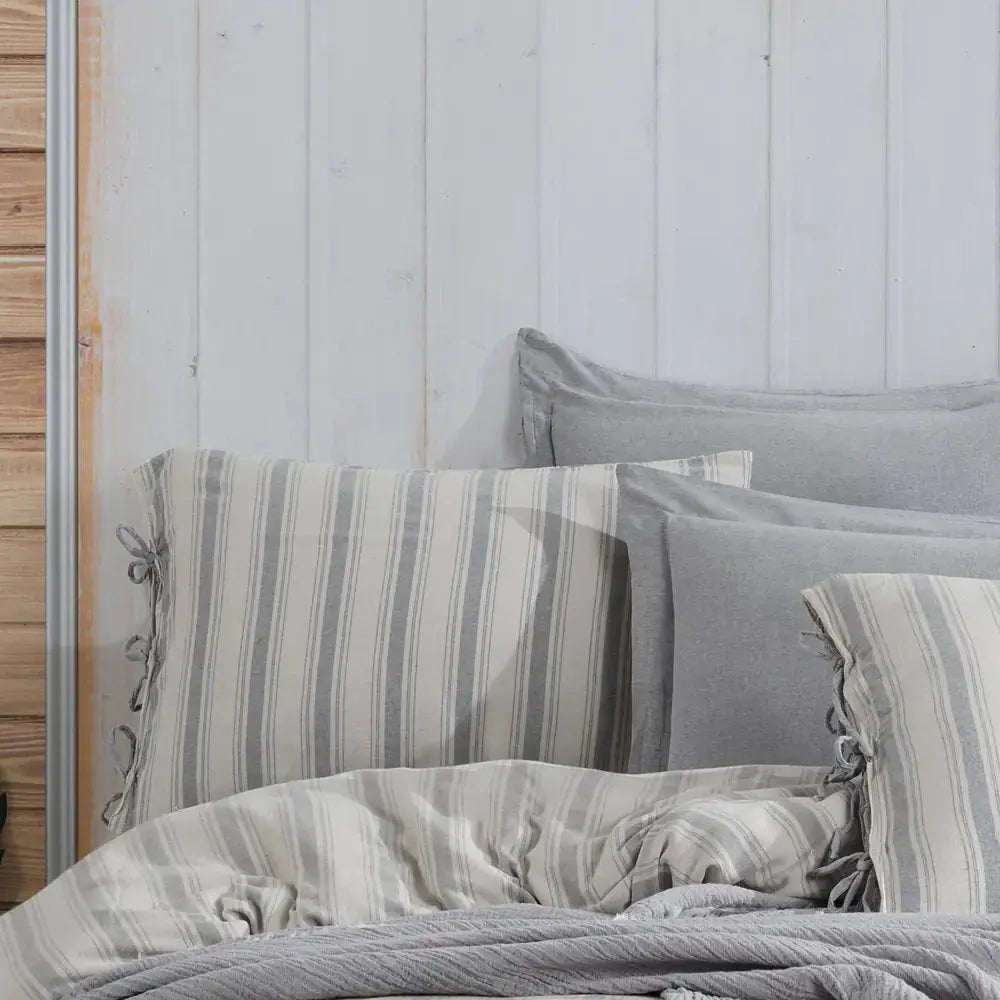Conjunto de Cama Doble Gray Hobby Natural Life