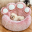 Bear Paw Small Dog Bed - Cozy Retreat for Your Pet