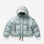 Doudoune courte en duvet - Gris ardoise
