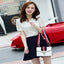 Elegant Small Square Crossbody Bag with Ribbon Detail