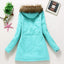 Abrigo de Invierno Estilo Preppy para Mujer
