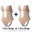 Deep V-Neck Shapewear Bodysuit for Women
