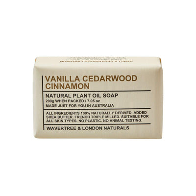 Savon à la vanille, cèdre et cannelle Wavertree & London 7 oz