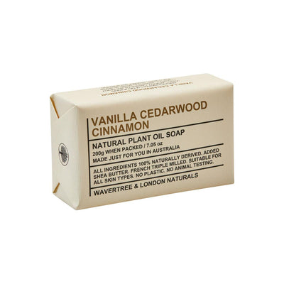Savon à la vanille, cèdre et cannelle Wavertree & London 7 oz