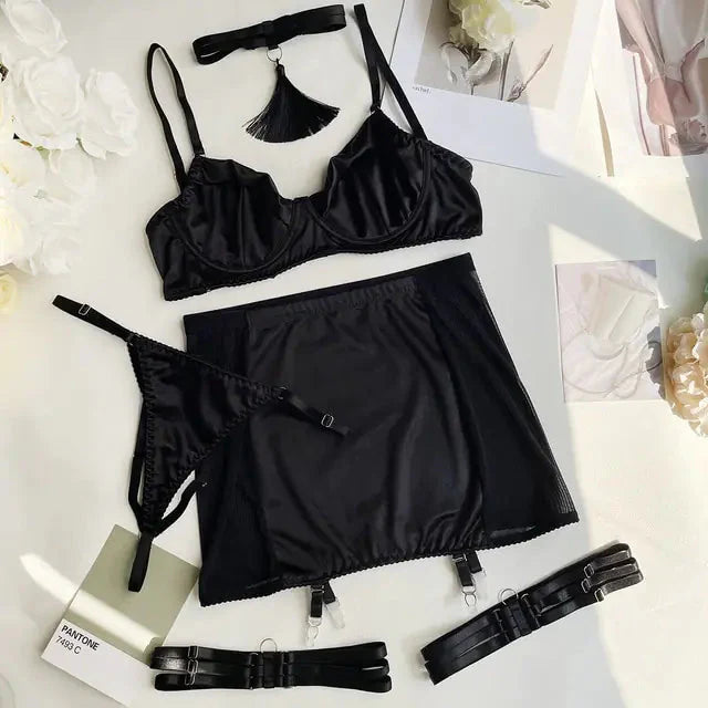 Ensemble de Lingerie Sissy Sans Couture