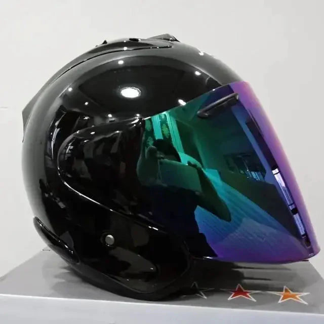 Casco de Moto Half Premium para Conductores Estilosos