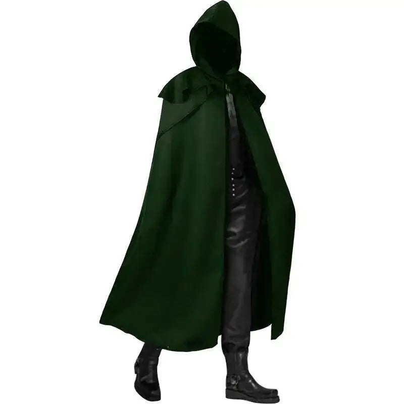 Manteau à capuche ample pour hommes