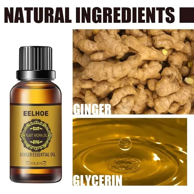 Aceite Corporal Infundido con Jengibre para el Cuidado de la Piel