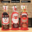 Fundas Festivas para Botellas de Vino para Alegría Navideña
