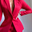 Elegant Women's Shorts Suit Set