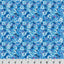 Wanderlust Daisies Quilting Cuddle Blue Fabric per Yard