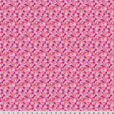 Tela de Cuddle Rosa Wanderlust Daisies para Acolchar por Yarda